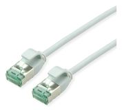 ROLINE U/FTP DataCentre patchkabel Cat.6A (Klasse EA), extra dun, grijs, 1.5 m