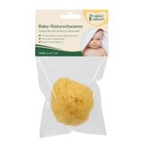 GRÜNSPECHT Zimocca natuurspons, badspons voor baby's, extra zacht en fijne poriën, 6-7 cm, 1 stuk (510-00)