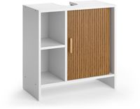 Vicco Wastafelonderkast Norea, Eiken/Wit, 60 x 60 cm