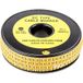 Repère Câble Noir Sur Jaune Ø Câble 3-4.2mm Texte Q Bobine 1000