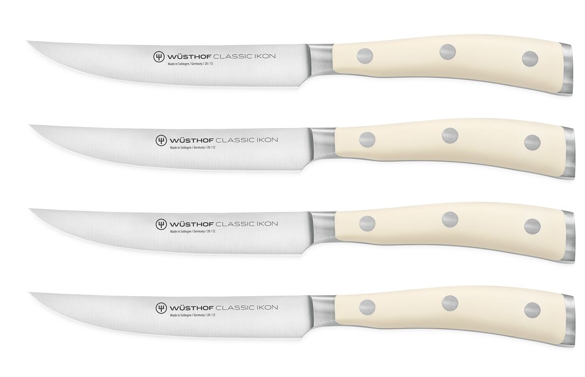 Wüsthof Classic Ikon 4-delige steakmesset - 1120460401