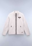 Napapijri Borg Borg ZipUp Fleece Jacket - White