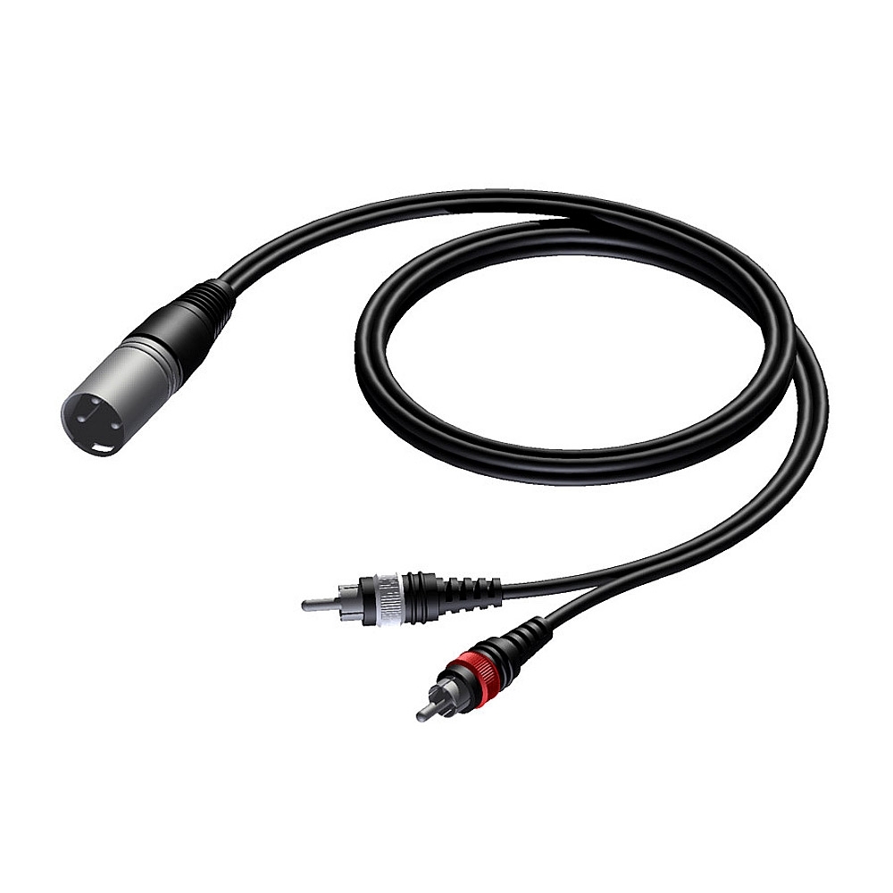 Procab Basic XLR m - RCA 3 meter