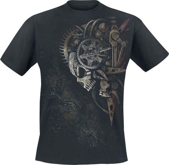 Spiral Diesel Punk Heren T-shirt - Zwart - M