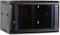 DSIT 4U wandkast met glazen deur 600x450x280mm (BxDxH)