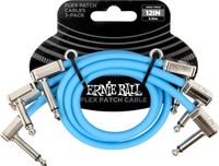 Ernie Ball 6461 Flex Patch Cables Patchkabel Blauw 30cm 3-Pack