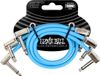 Ernie Ball 6461 Flex Patch Cables Patchkabel Blauw 30cm 3-Pack