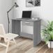 Bureau Sonoma gris avec tiroir pour télétravail