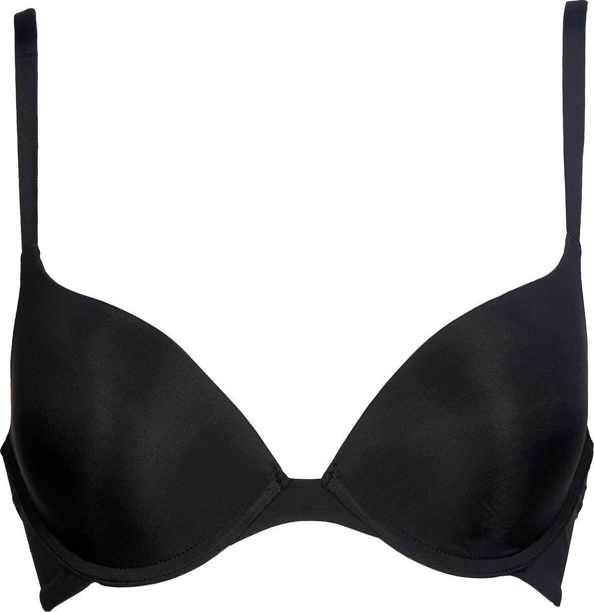 After Eden Recycled Single Boost Push-up Bra - Black - Size 85E