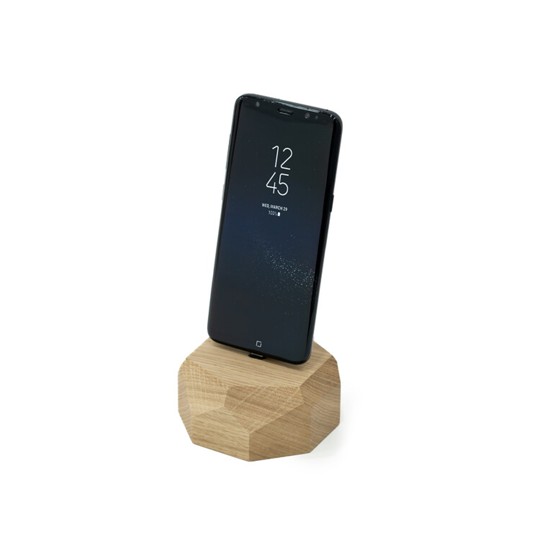 Wooden Amsterdam Oakywood Android Docking Station - Oak Wood / Micro-USB