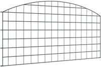 vidaXL Vijverhekset - 5 stuks - 100 x 50 cm - Staal - Groen