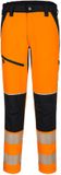 Portwest PW3 Hi-Vis Stretch Broek T140 - Oranje/Zwart - S