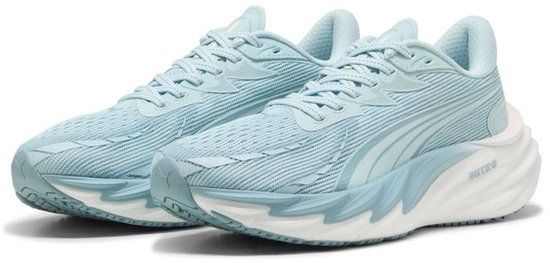 Puma Velocity Nitro 4 Dames Hardloopschoenen - Fresh Water-Puma White - Maat 38.5