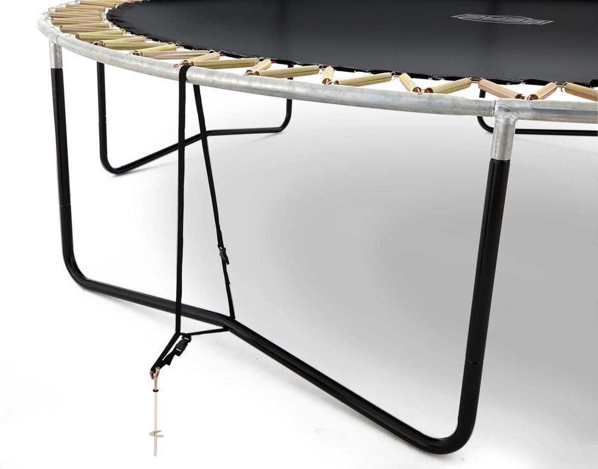 Berg Ankerset voor Trampoline - Zwart - Staal - 8715839079432