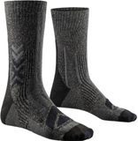 X-SOCKS Sokken Unisex Grijs Gestreept Halfhoog Polyamide 39-41