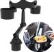Porte-gobelet pour voiture, plateau, porte-gobelet réglable à 360 degrés avec support de téléphone portable, plateau multifonctionnel pour bouteilles d'eau, boissons, collations, frites