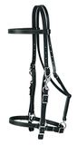 Weaver Leather Brahma Webb Halter Hoofdstel, Zwart, Paard