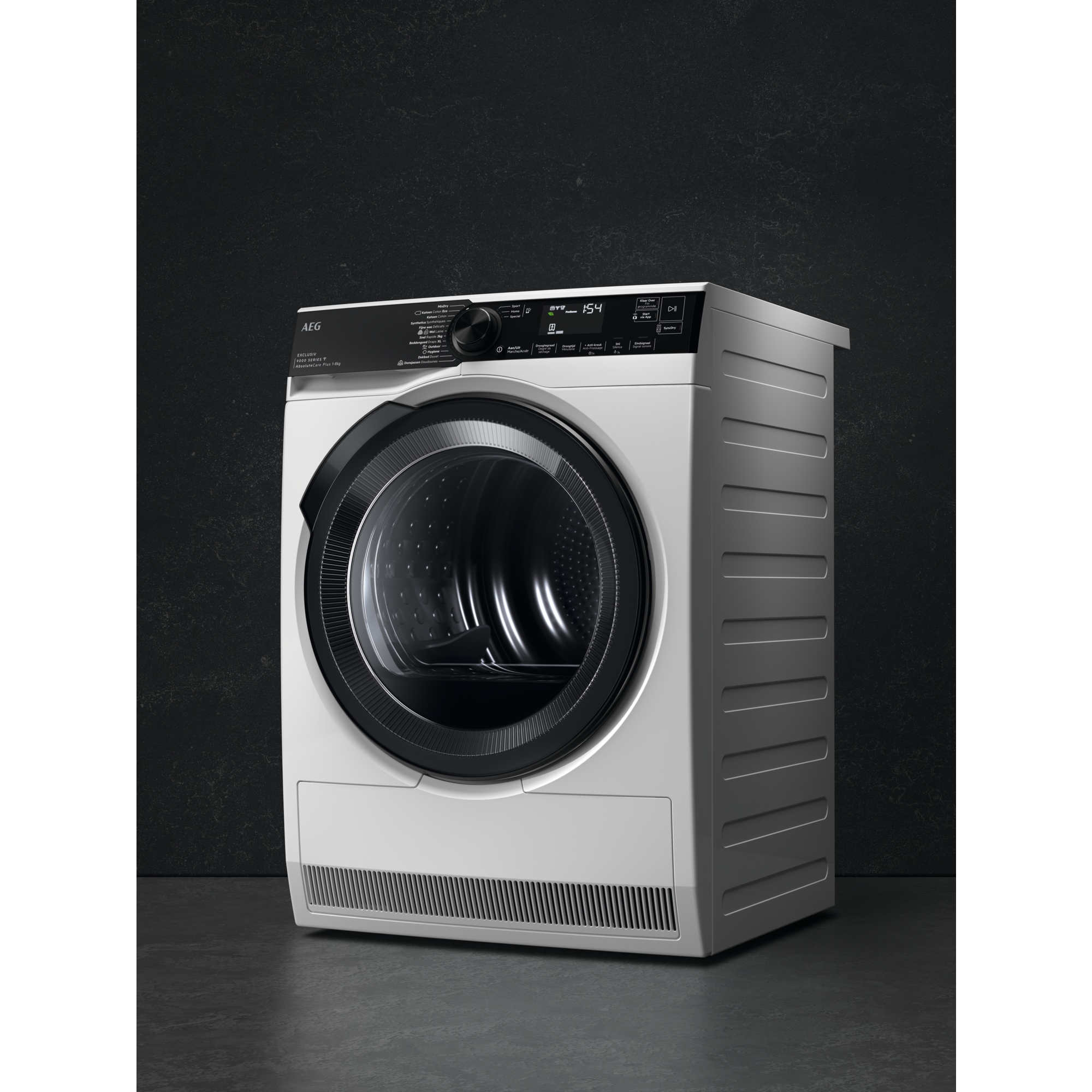 AEG TR969V6C 9000X AbsoluteCare® Pro - Warmtepompdroger - EcoLine 9kg