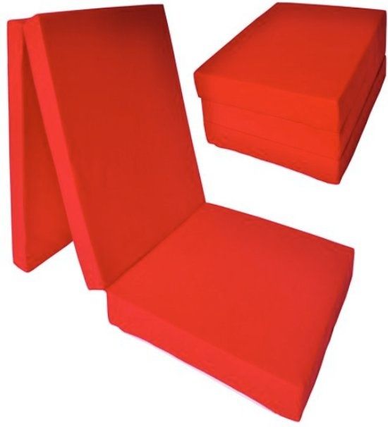 Viking Choice Logeermatras extra dik - rood - 195 x 70 x 15