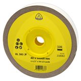 Klingspor toile de ponçage rouleau KL 385JF 40 mm grain 180 pour métal corindon (180)