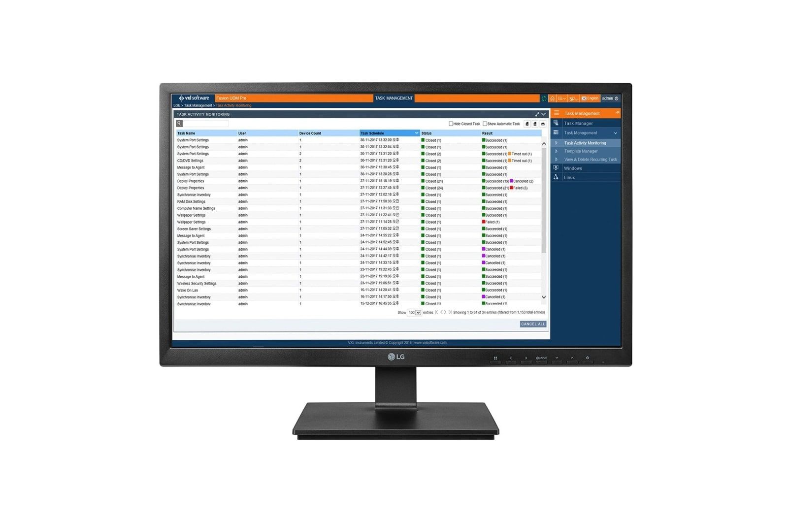 LG 24CK550N-3A All-in-One PC - 23.8" Full HD, AMD GX-212JJ, 4GB RAM, 32GB SSD, Wi-Fi 5, Black