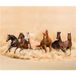 Horses Rideau Imprimé 6 Magnifiques Chevaux Qui Courent 280x245 Cm, 2 Pièces