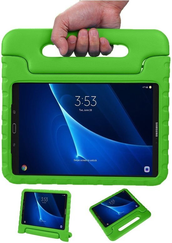 BTH Samsung Galaxy Tab A 10.1 (2019) Kids Case Hoes Cover Hoesje - Groen