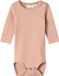NAME IT NBNGAYO LS SLIM BODY LIL NOOS Baby Bodies Misty Rose Katoen/Lyocell/Elastaan Maat 74