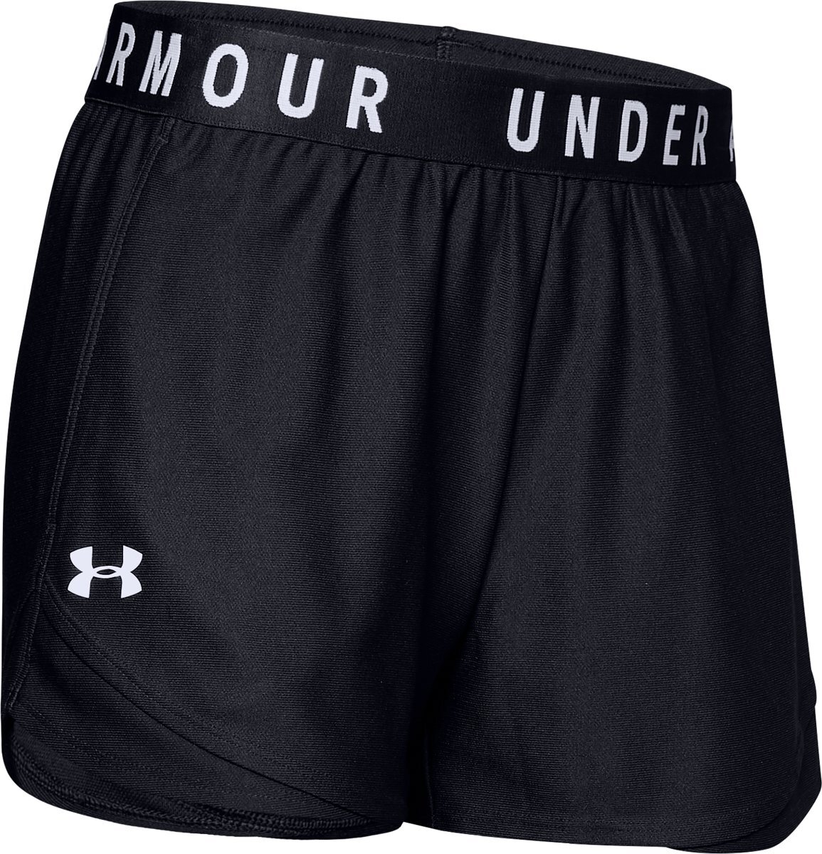 Under Armour Play Up Shorts 3.0 Dames Sportbroek - Maat XL - Black / Black / White