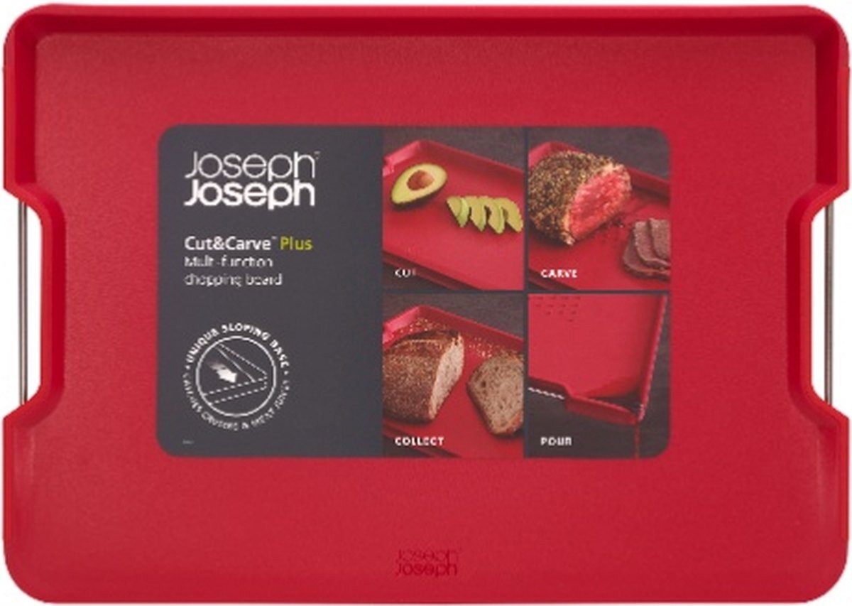 Joseph Joseph Cut&Carve Plus Large - Rood