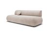 Canapé convertible 3 places, chenille, beige clair