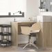 Maison Exclusive Bureau exclusif - Structure en panneaux de particules imitation chêne Sonoma, dimensions : 102 x 50 x 75 cm