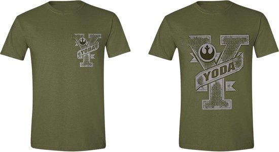 Star Wars - Vintage Yoda T-Shirt - Groen - M