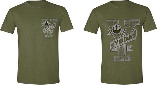 Star Wars Vintage Yoda T-Shirt - Green - Men's M - 100% Cotton