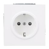 Busch-Jaeger Busch-art Lineair SCHUKO-stopcontact, 16A, 250V, studiowit mat