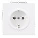Busch-Jaeger Busch-art Lineair SCHUKO-stopcontact, 16A, 250V, studiowit mat