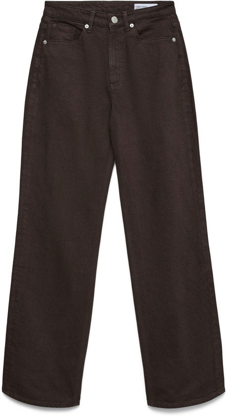 Vero Moda Vmtessa Hr Wide Jeans Color Ga Noos 10288257 Chocolate Torte Dames Maat - W31 X L34