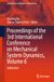 Proceedings Springer Nature Lecture Notes in Mechanical Engineering - Proceedings of the 3rd International Conference on Mechanical System Dynamics, Volume 6