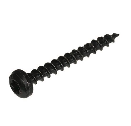 Blackline Zwarte spaanplaatschroeven met HCP-coating - Cilinderkop - Torx - 4.0 x 30mm - 20 stuks