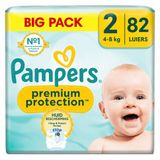 Pampers Premium Protection Maat 2 Luiers (4-8kg) - 82 stuks - Big Pack