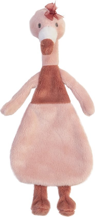 Happy Horse Flamingo Fiddle Knuffeldoekje - Oudroze - Baby cadeau