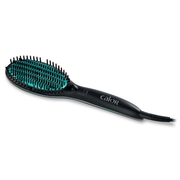Rowenta Power Straight CF5820 - Straightening Stijlborstel - Zwart/Groen