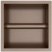 Hotbath &More Inbouwnis en Borstelgarnituur - 16 x 16 x 126 cm - Tuscan Bronze