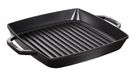 Staub Poêle grill Rectangulaire Noir Fonte - 34,8 x 28 cm