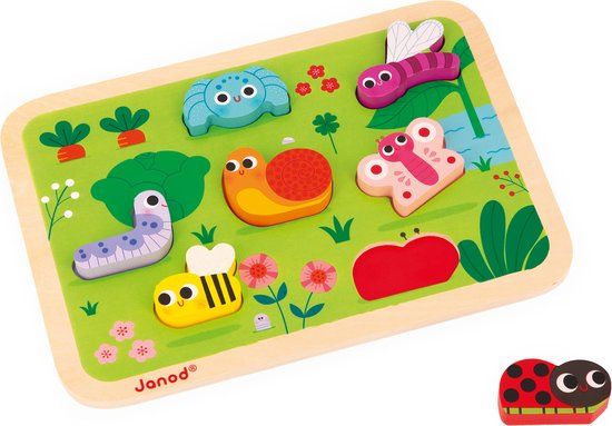 Janod Chunky Puzzel - De Tuin