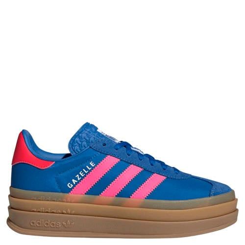 adidas Originals Gazelle Bold sneakers blauw/roze