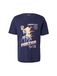 JACK & JONES Shirt 'JJTRACK SKULL' nachtblauw / honing / lichtrood / wit