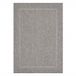 Ayyildiz Relax Tapis – Gris – Design de cadre à poils courts – Pour intérieur et extérieur – 60x100 cm