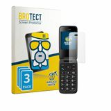 BROTECT - Screenprotector voor Panasonic KX-TU410 - Folie Beschermfolie Beschermglas matte 3 Stuks