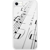 Apple Siliconen hoesjes compatibel met iPhone 6, iPhone 6S Muziekblad